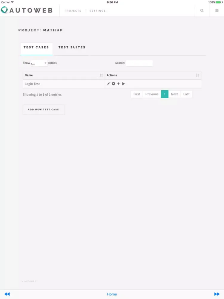 AutoWeb Mobile iPad  Screenshots