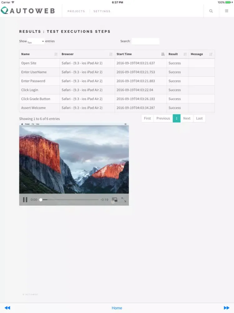 AutoWeb Mobile iPad  Screenshots