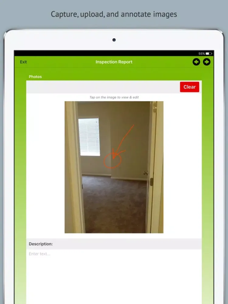 تصاویر inspectR: Property Inspections iPad 