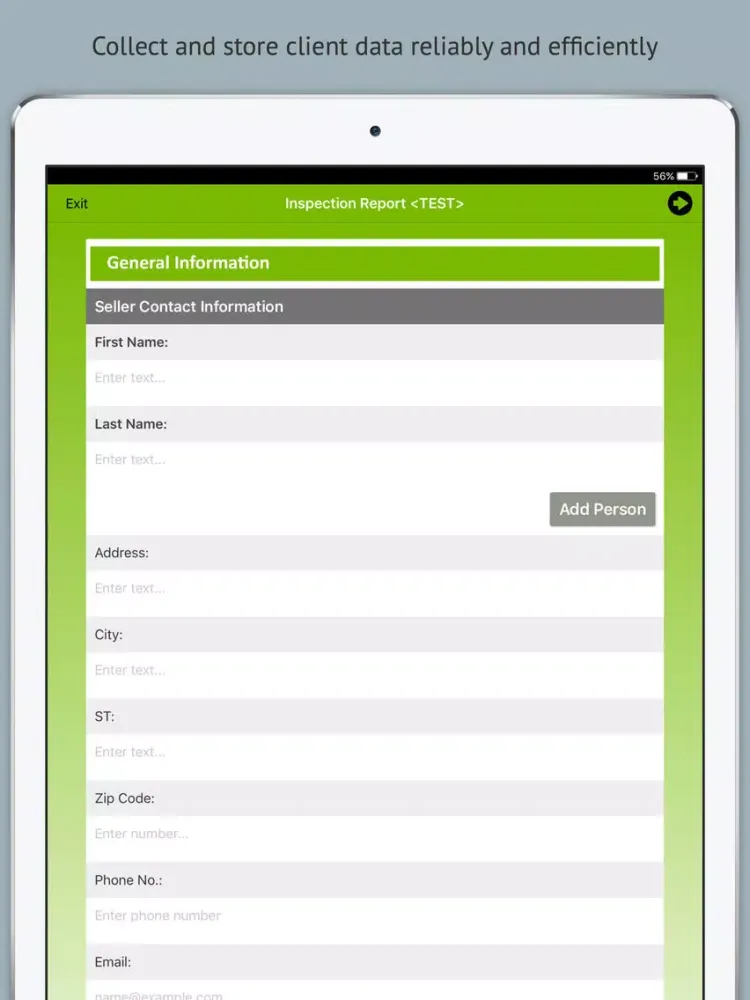 تصاویر inspectR: Property Inspections iPad 