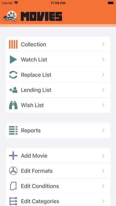 Ảnh chụp màn hình của Movies Collector