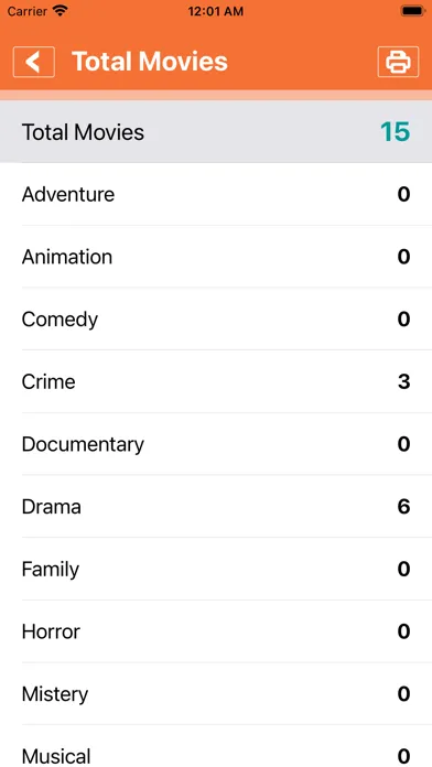Ảnh chụp màn hình của Movies Collector