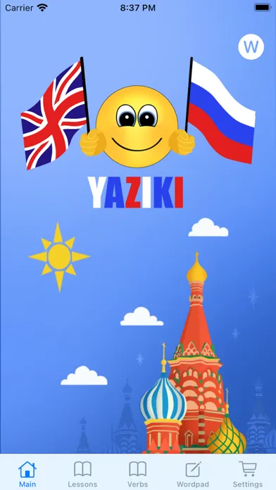 Tangkapan layar Yaziki Russian