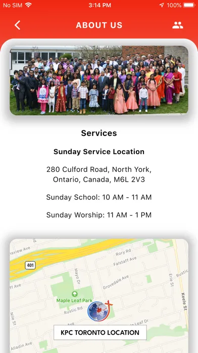 KPC Toronto سکرین شاٹس