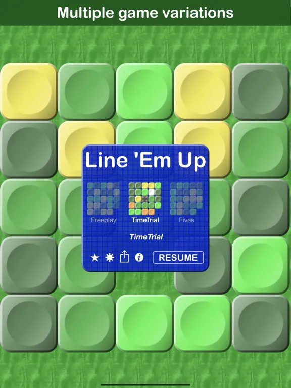 Line 'Em Up (Lite) iPad  Screenshots
