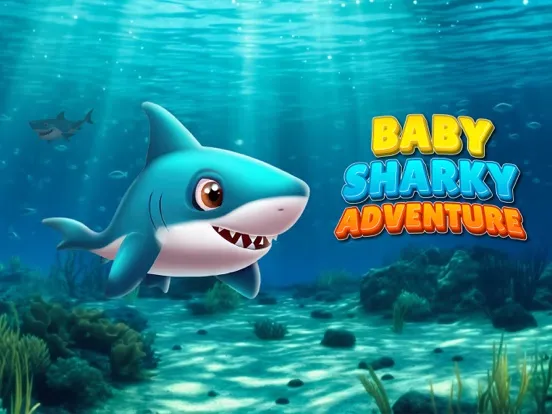 Baby Sharky Adventure iPad  스크린샷
