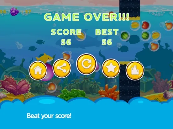 Baby Sharky Adventure iPad  스크린샷