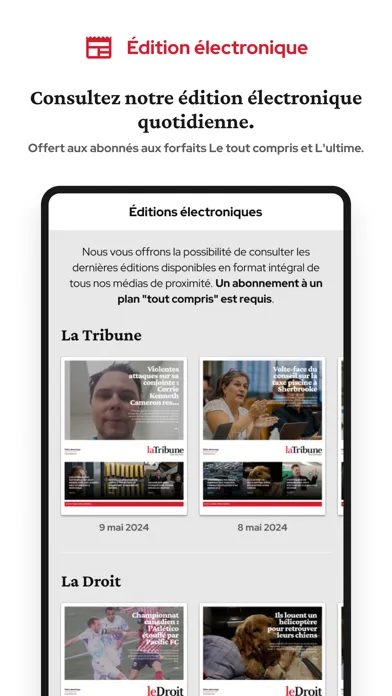 Скриншоты La Tribune