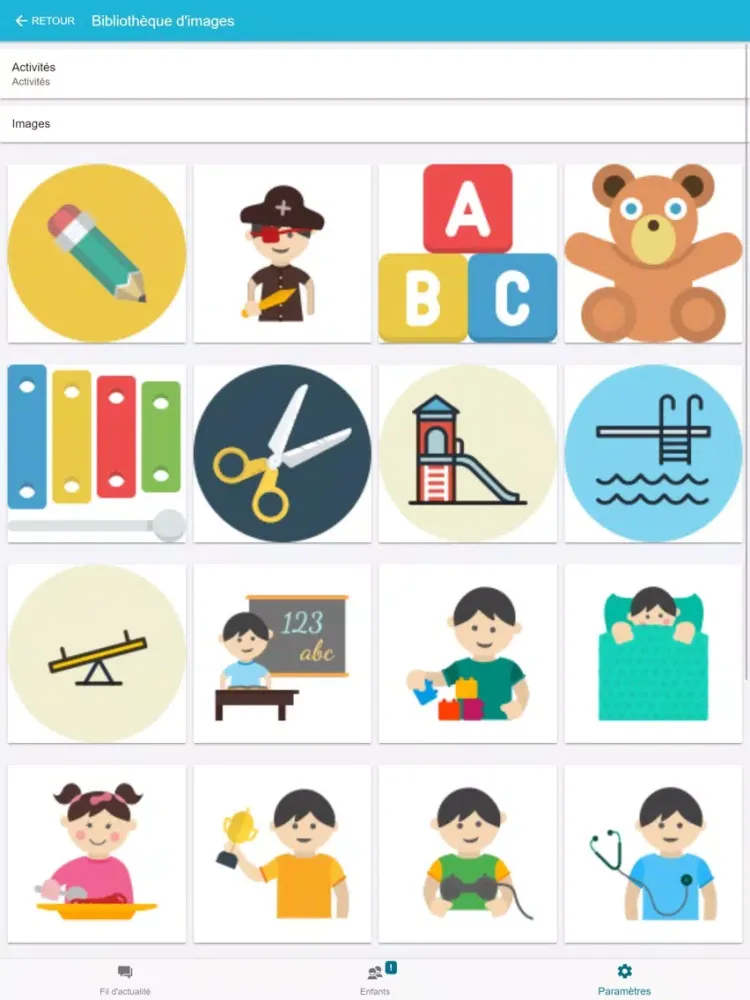 Cahier de communication iPad  스크린샷