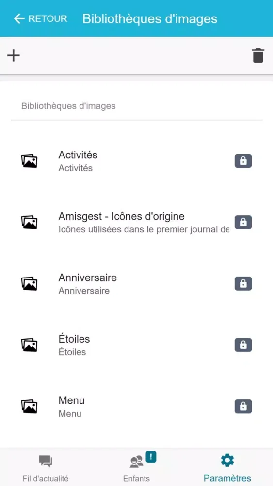 Cahier de communication 스크린샷