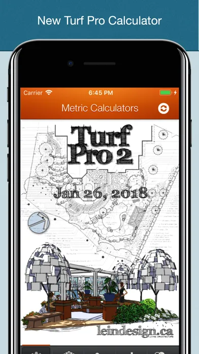 Tangkapan skrin Turf Pro Estimator