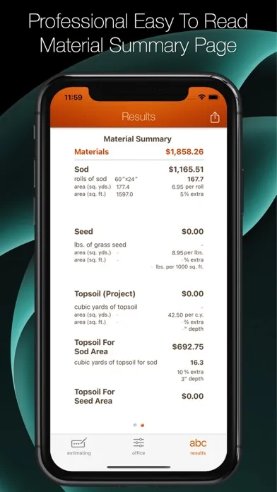 Landscape Pro Estimator Screenshots