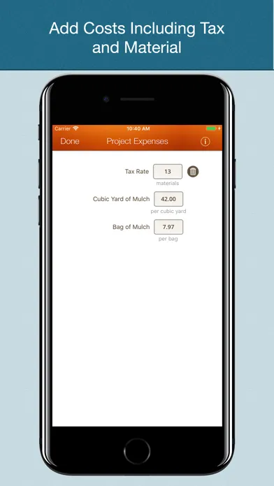 Mulch Pro Estimator স্ক্রিনশট