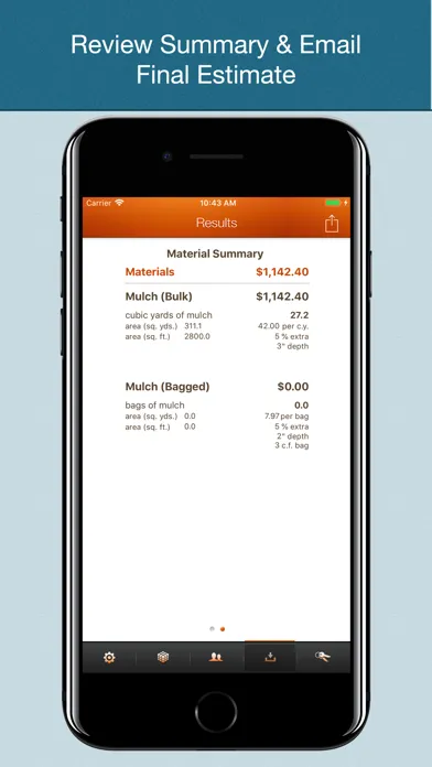Mulch Pro Estimator স্ক্রিনশট