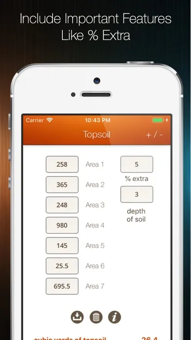 Topsoil Pro Estimator Screenshots