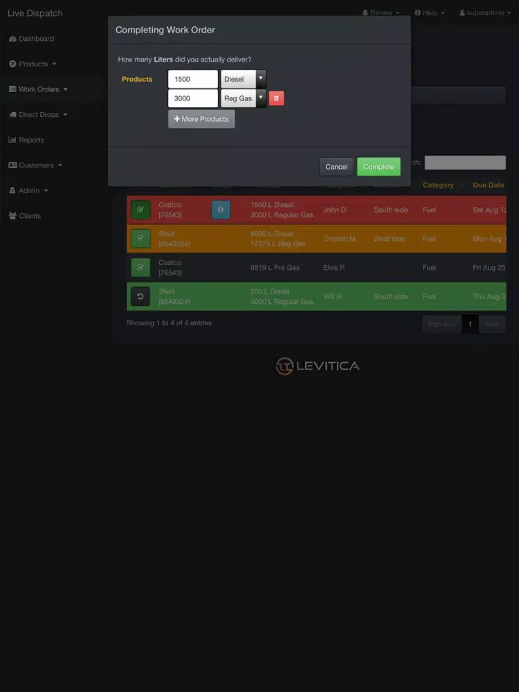 Live Dispatch iPad  Ekran Görüntüleri