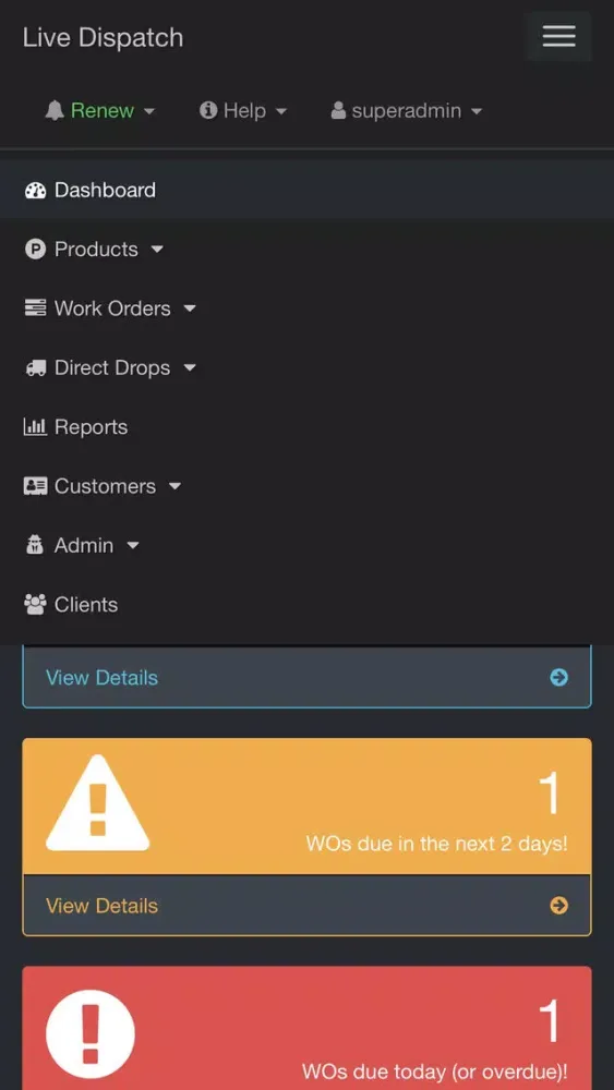 Live Dispatch Ekran Görüntüleri