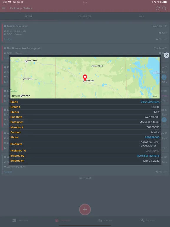 Zrzuty ekranu Live Dispatch iPad 