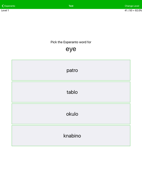 LP Esperanto iPad 應用截圖