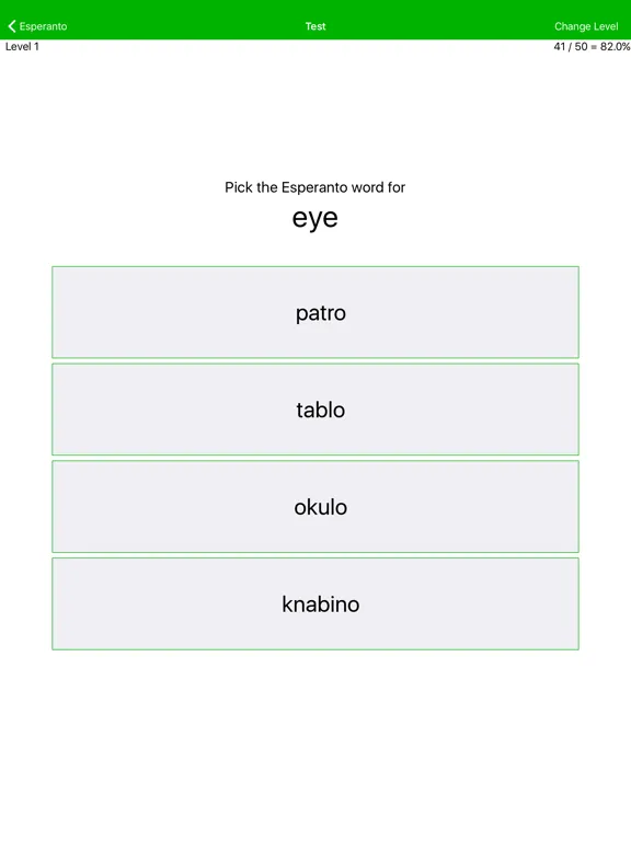 LP Esperanto iPad 应用截图