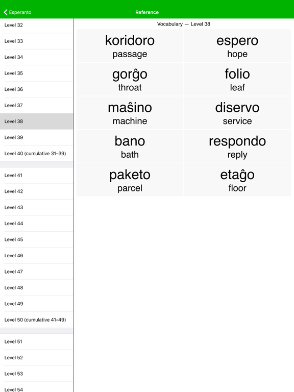 LP Esperanto iPad 應用截圖