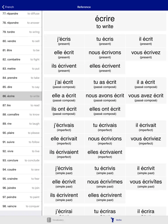 Liberation Philology French iPad  سکرین شاٹس