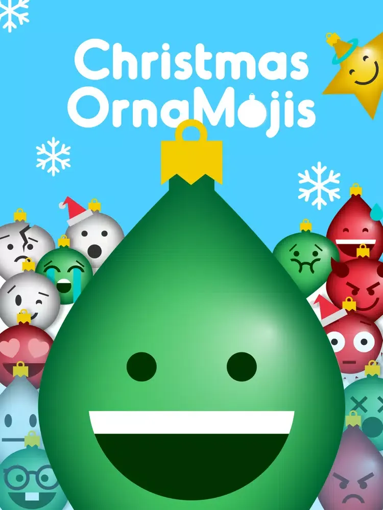 تصاویر Christmas OrnaMojis iPad 