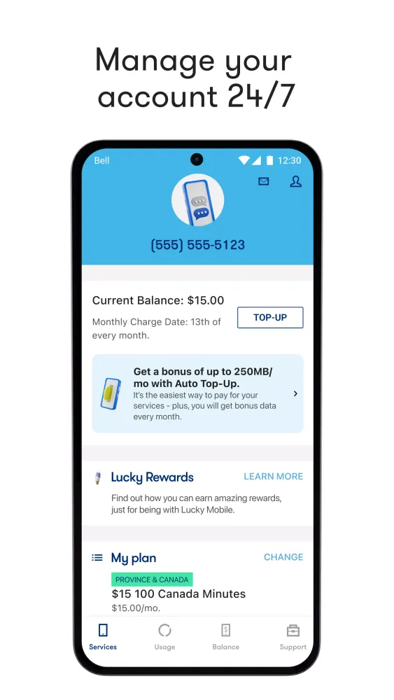 Lucky Mobile Screenshots