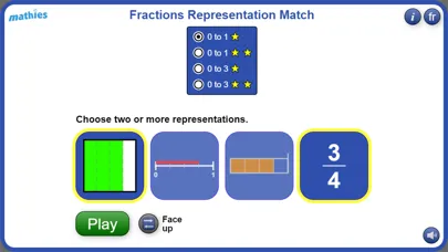 Capturas de tela do FractionRepMatch by mathies
