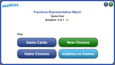 Capturas de tela do FractionRepMatch by mathies