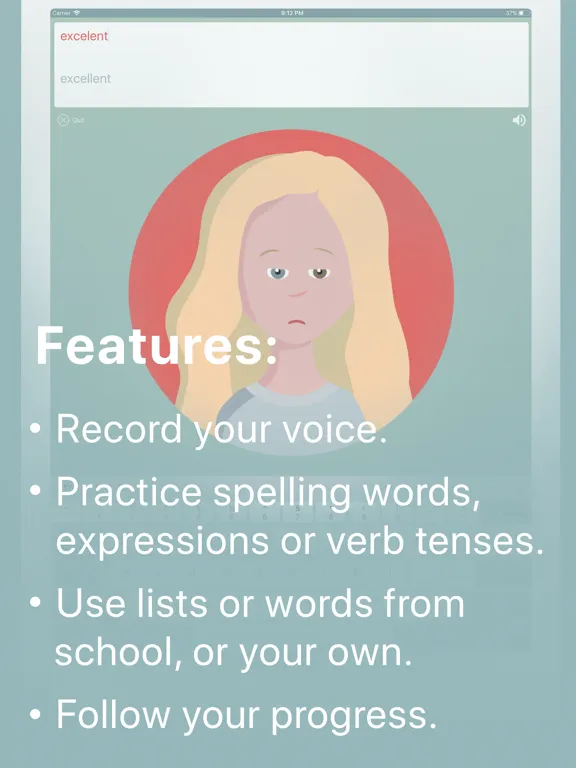 Emma's Words: learn vocabulary iPad  스크린샷