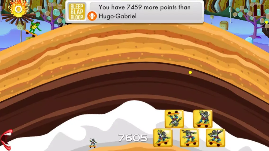 Zrzuty ekranu Smores World Racing with 5 Turbo Turtles