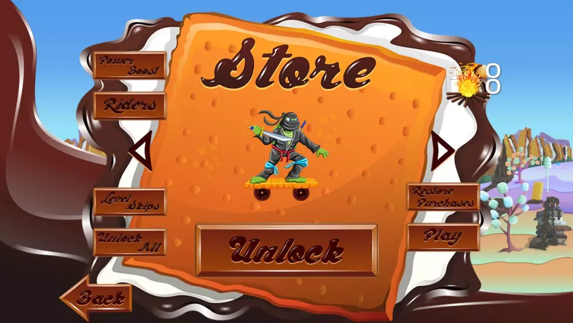 Zrzuty ekranu Smores World Racing with 5 Turbo Turtles