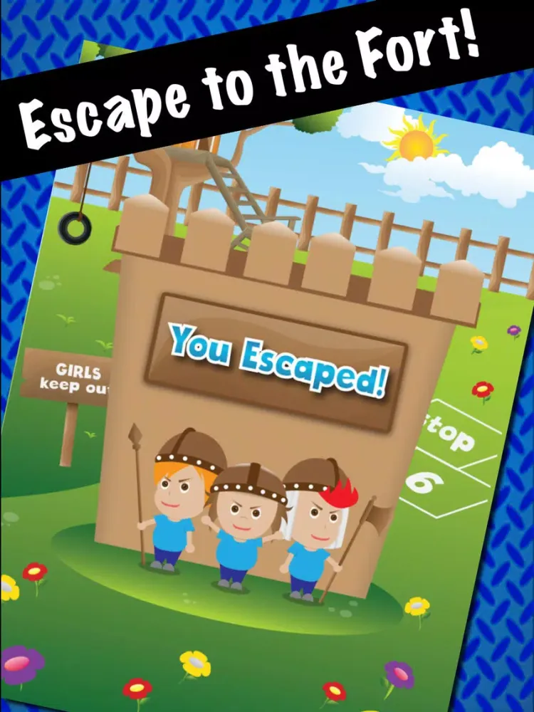 Tangkapan skrin Don't Catch Girl Cooties - Escape to the Tree Fort Refuge iPad 