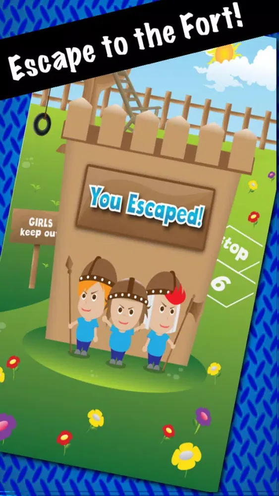 Tangkapan skrin Don't Catch Girl Cooties - Escape to the Tree Fort Refuge