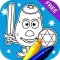 Hanukkah Coloring Book, Color Menorah Dreidels Latkes and More!