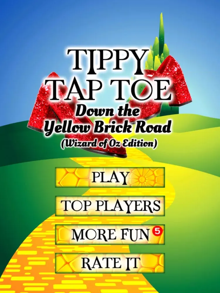 Capturas de pantalla de Tippy Tap Toe Down The Yellow Brick Road - Wizard of Oz Edition iPad 