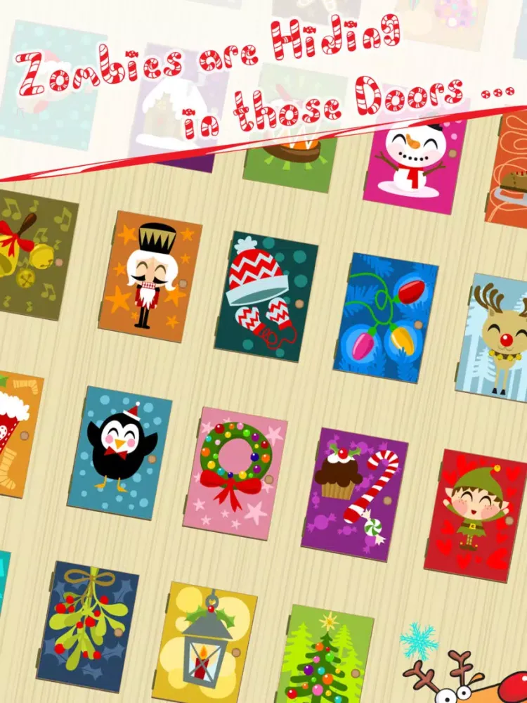 Zombie Christmas Advent Calendar FREE iPad  Screenshots