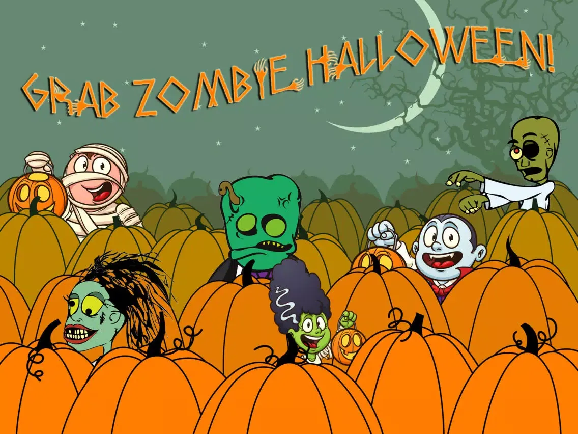 تصاویر Zombie Halloween, Pumpkin Patch Fun Games iPad 