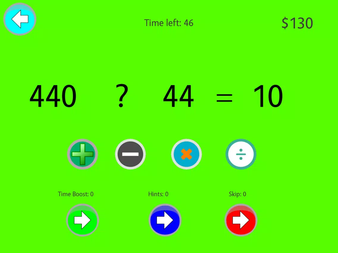 Ảnh chụp màn hình của Fun Math iPad 