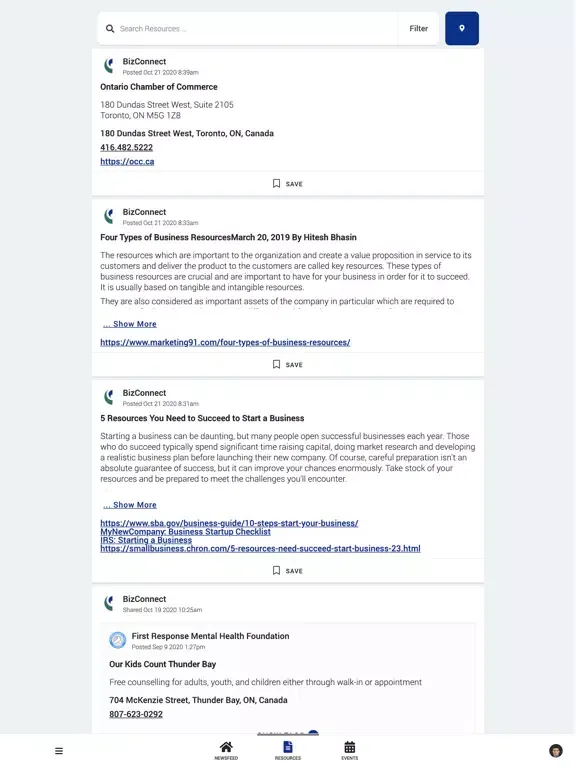 BizConnect iPad  Ekran Görüntüleri