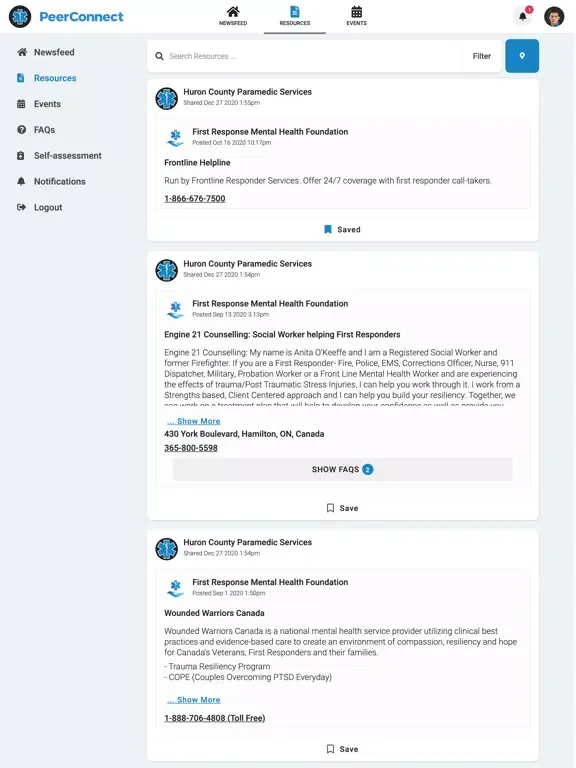 Huron County PS PeerConnect iPad  스크린샷