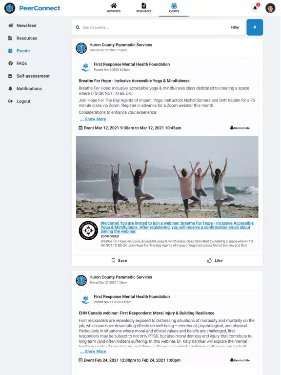 Huron County PS PeerConnect iPad  스크린샷