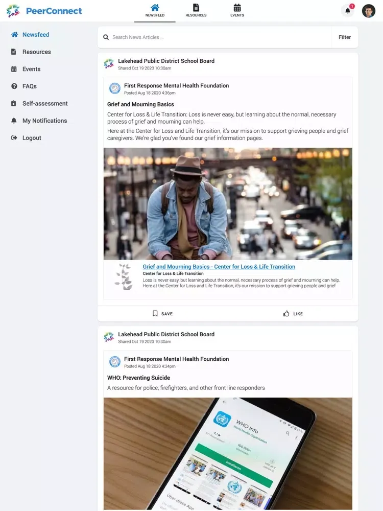 Lakehead Schools PeerConnect iPad 應用截圖