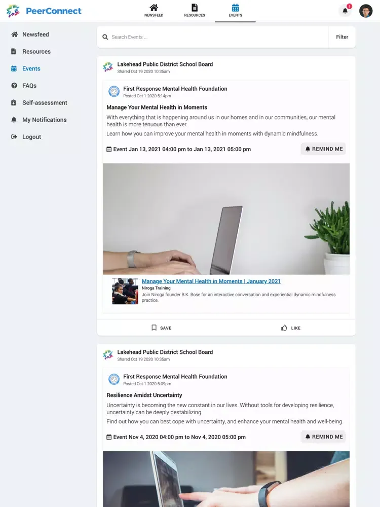 Lakehead Schools PeerConnect iPad 應用截圖