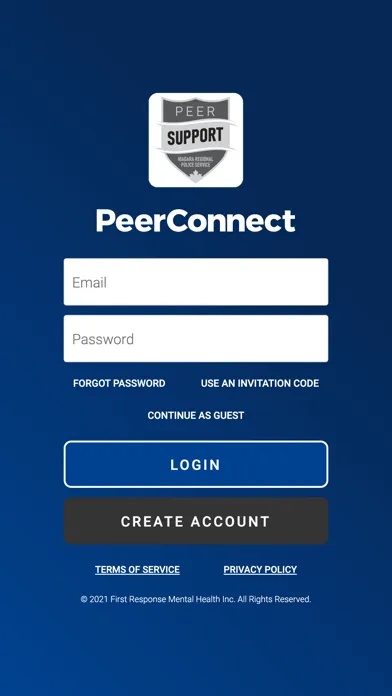 Ảnh chụp màn hình của NRPS PeerConnect