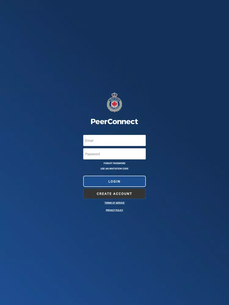 Owen Sound Police PeerConnect iPad  Screenshots