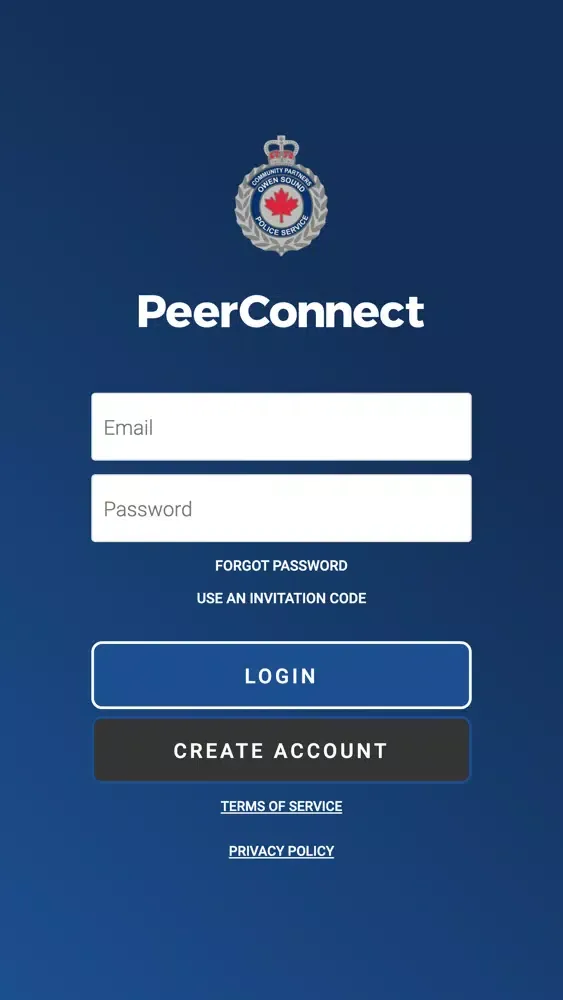 Owen Sound Police PeerConnect Screenshots