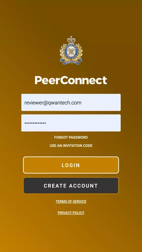 Captures d'écran de Timmins Police PeerConnect