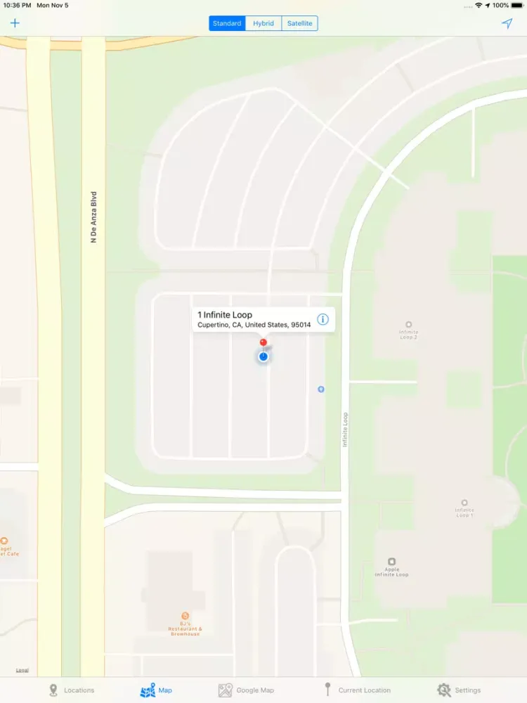 MyLocations iPad  Screenshots
